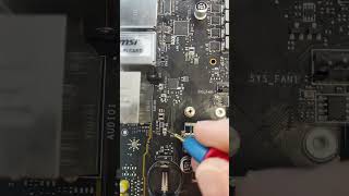 MSI MAG B660M MORTAR WIFI DDR4 - КЗ по дежурке и 5VDUAL #ремонтматеринскихплат #lga1700