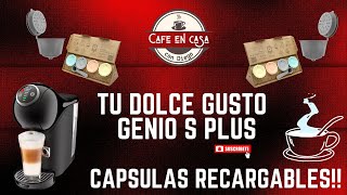 🔴DOLCE GUSTO GENIO S PLUS 🔴👉Ahorra con Capsulas RECARGABLES para Dolce Gusto marca CAFETTINO.👈