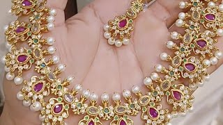 Most beautiful collections of one gram gold jewellery 👌👌👌|for orders WhatsApp no 8977508109