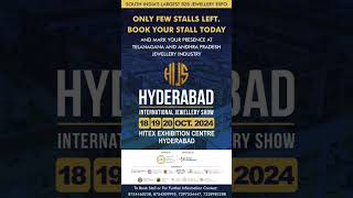 Participate at HIJS 2024-South India's Largest B2B Jewellery Exhibition at Hyderabad.