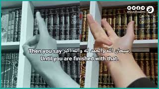 The correct way to do Tasbīh using your hand | Sheikh Usaymi