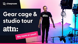 Production studio tour & gear cage @attn