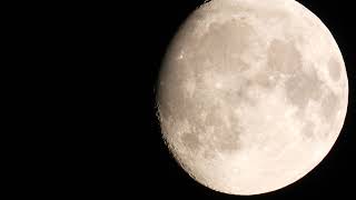 Moon 90 % illuminated in Waxing Gibbous.Thursday, July 18, 2024.Part 3.