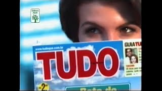 Propaganda da Revista Tudo - Março de 2001