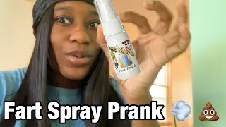 FART SPRAY PRANK ON MY UNCLE AND AUNT  (GONE WRONG) *WARNING* #prank #fartspray