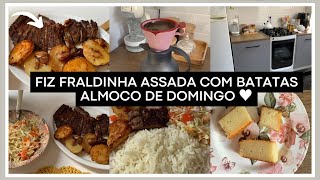 COMO FAZER FRALDINHA ASSADA, ALMOÇO DE DOMINGO NO CAPRICHO, UM DIA TRANQUILO POR AQUI ♥