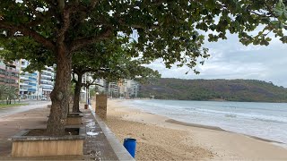 🔴 PRAIA do MORRO: Tempo Chuvoso em Guarapari (02/07/2024)