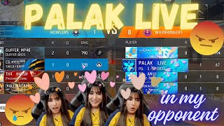 Palak live in my opponent 😅😅 #babusona #wukongtaklalive