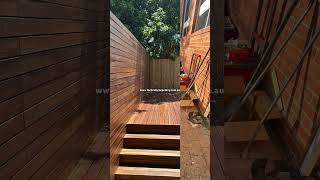 Before and after pictures Check out this newly laid hardwood deck in Roseville chase