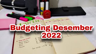 Budgeting Bulan Desember 2022||Tetap Buat Angaran Walaupun Selalu Bocor