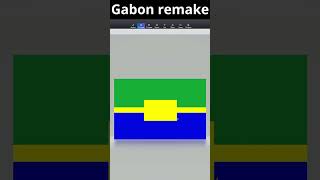 Gabon Flag Remake #country #flag #gabon