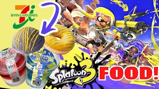 Trying NEW Splatoon 3 Food items in a JAPAN 7-Eleven!