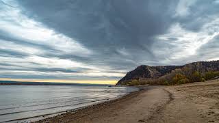 Осеннее утро на Волге (timelaps)