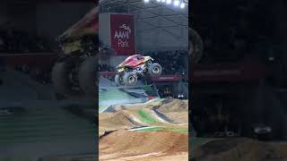 Iron Man Killer Jump In Monster Jam #thar #trending #viral #scorpio #monsterjam #shorts