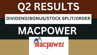 macpower cnc Q2 Results 2025 | macpower cnc Results Today | macpower cnc Share Latest News