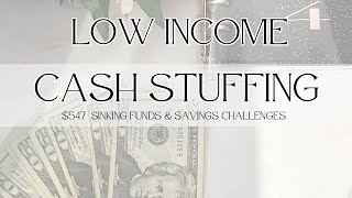 Cash Stuffing $547 Weekly Cash Stuffing Cash Envelope System Sinking Funds & Savings