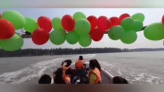 SPEED BOAT RIDE || VALENTINE'S DAY || FLYING DOLPHIN || speed boat ride at gorai beach