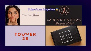 Boxycharm 2022 upcoming future brands spoilers #boxycharm #boxycharmspoilers #beautybox