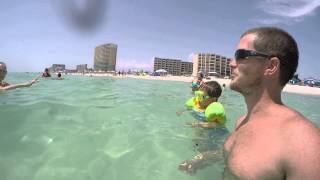 Playing in Panama City with the family and the GoPro