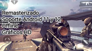 Modern Combat 4 Remasterizado HD Soporte Android 11 y 12 OFFLINE Gráficos HD