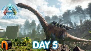 TAMING AN EPIC BRONTO Day 5 Ark Survival Ascended LIVE!