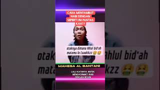 MAHESA ALBANTANI BERIKAN STATMENT KEPADA PARA PECINTA MAULIDAN || #shorts