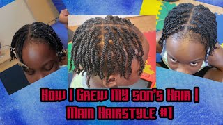 How I Grew My Son's Hair | Main Hairstyle #1