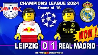 Leipzig vs Real Madrid 0-1 • Champions League 2024 • BRAHIM DIAZ Goal & Highlights in Lego Football