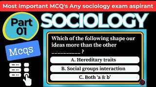 Best Sociology MCQs For Exams Preparation | Sociology Questions with Answers | Part - 01