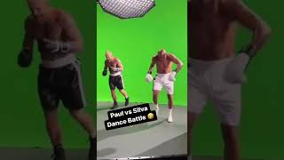 Paul vs Silva Dance Battle #jakepaul #andersonsilva #boxing