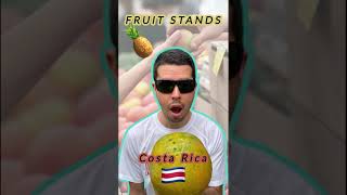 Fruit stands in Costa Rica are full of options / #shorts #shortsyoutube