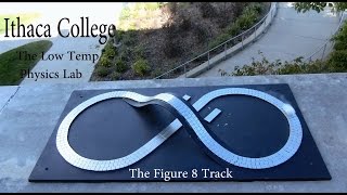 Quantum Levitation on a Figure-8 Track -- in Slow Motion!