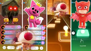 Crafty Corn vs Pinkfong vs Catboy vs Pocoyo   Tiles Hop