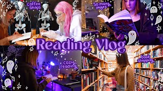 READING VLOG 🔮 reading three 500+ page tomes, book hauls & more 5 stars