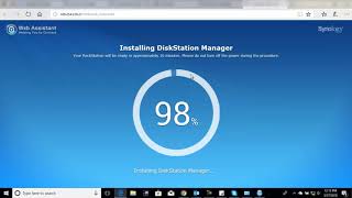 Install DiskStation Manager DSM Synology NAS