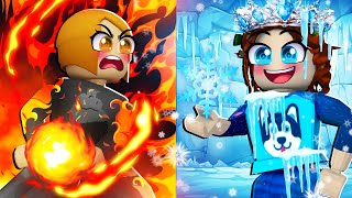 Roblox | Hot vs Cold Friend! Fire & Ice In Brookhaven!