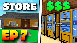 CUSTOM STORE *GOLD, INDUSTRIAL SMELTERS & MORE* - EP 7 | ROBLOX SkyBlock [TRADING]