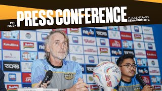 PRESS CONFERENCE BRI LIGA 1 MATCHDAY 25 | PSIS SEMARANG VS DEWA UNITED FC