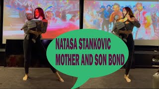 Natasa stankovic mother and son bond  | Playing with Agastya on WAR movie song