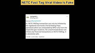 Fast Tag Scam Viral Video Is Fake || Techy Shorts || #shorts