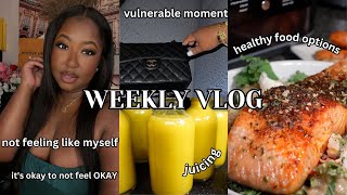 WEEKLY VLOG| GRWM DATE NIGHT, NOT FEELING LIKE MYSELF, VULNERABLE MOMENTS, HEALTHY HABITS