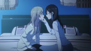 Two Anime Girls Kissing Each Other ~ Love Romantic || Anime Kisses