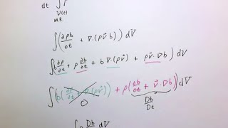 Material derivative and Leibniz rule