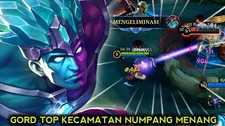 GORD TOP KECAMATAN NUMPANG MENANG | BUILD GORD TERSAKIT - MOBILE LEGENDS