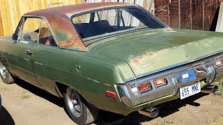 1972 Dodge Dart Swinger Magnum Swapped - Idling with new Dual Exhaust!