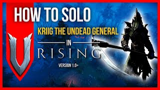 V Rising Solo Boss Guide - Kriig the Undead General