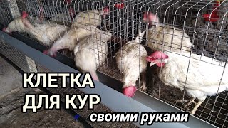 Клетка для кур несушек своими руками / Содержание несушек в клетках