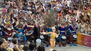 Carnaval del País 🇦🇷 Show de Pasista y Batucada Los Pibes Comparsa Papelitos 2024