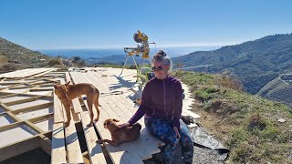 Building a circular platform for a Yurt, Dome, Zome part 2