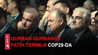 Ronaldinyodan sonra Fatih Terim də COP-a gəldi – APA TV